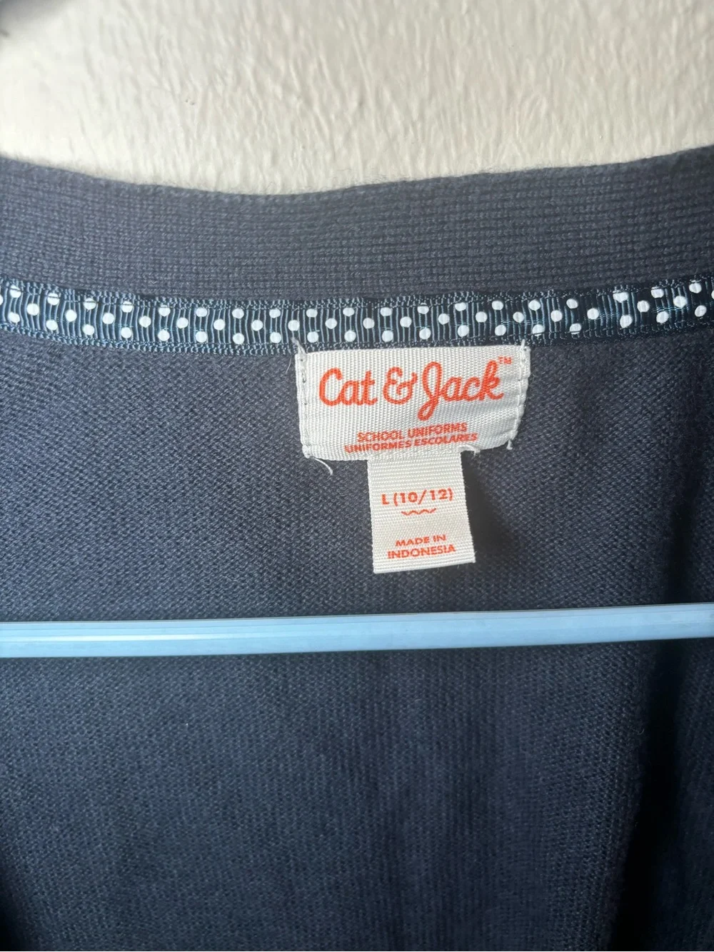 Cat & Jack Navy Kids Button-Up Cardigan Sweater